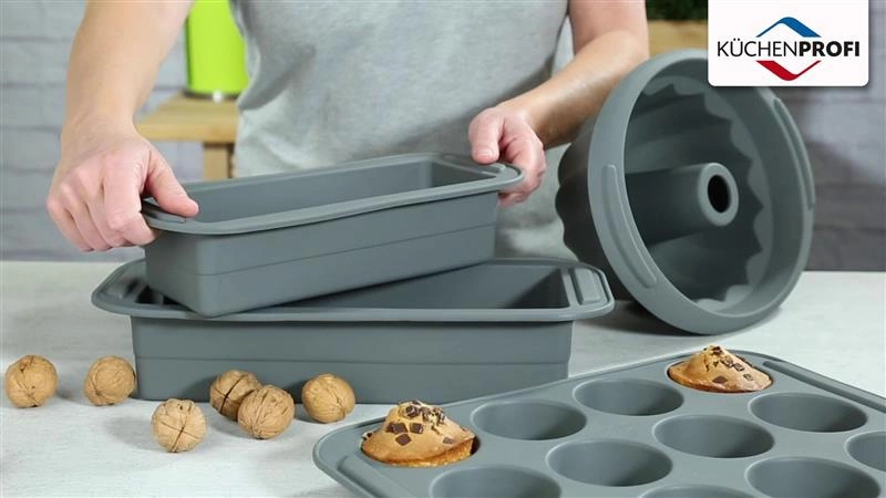 Kuchenprofi - forma do pieczenia, silikon, 2,5 l, 30 x 11,5 x 6,5 cm Bake Vario