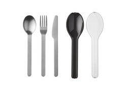 Mepal - Zestaw 3-szt. sztućców Ellipse nordic black