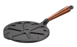 Skeppshult - TRADITIONAL Patelnia do naleśników serca - 23 cm, czarny