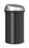 Brabantia - kosz na śmieci Touch Bin - 60 L, czarny - pokrywa stal matowa FPP