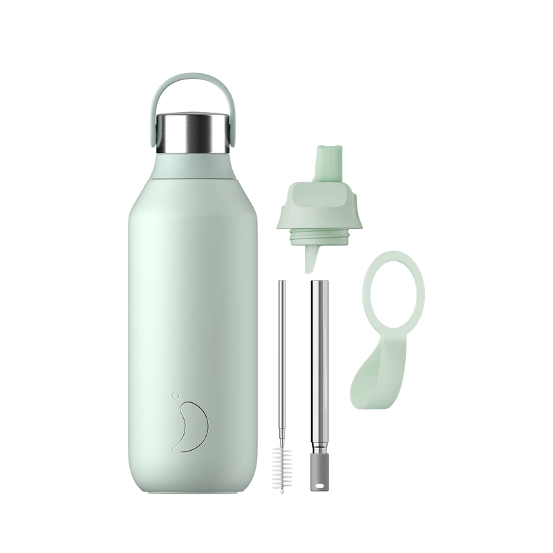 Chilly's Bottles - Butelka sportowa Chilly's 500 ml Zielony Series 2 Sport