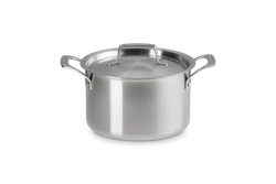 Le Creuset - 3-warstwowy głęboki garnek ze stali nierdzewnej Essential20 cm