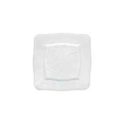 La Porcellana Bianca - zestaw 6 talerzy kwadratowych 20 cm Florentina