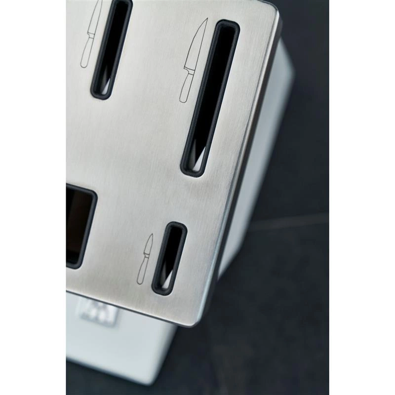 Zwilling - Zestaw 5 noży w bloku samoostrzącym Four Star - biały