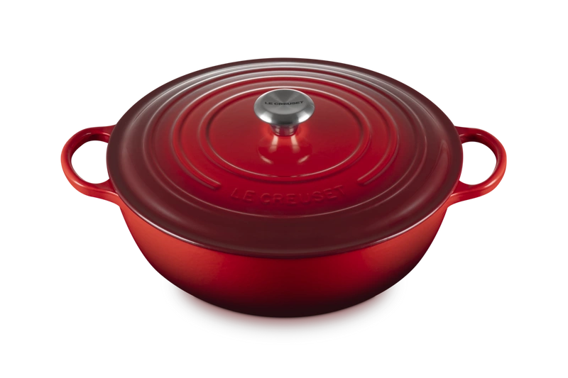 Le Creuset - La Marmite garnek żeliwny rodzinny wiśniowy 28 cm