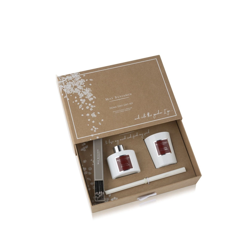 Max Benjamin - Zestaw prezentowy Cloves & Cinnamon- dyfuzor zapachowy, świec Classic