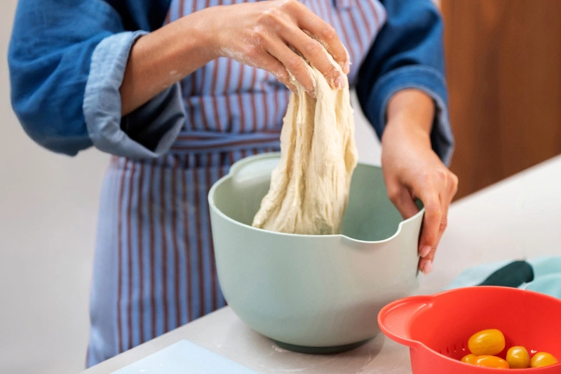 Mepal - Miska do miksowania z pokrywą odporną na rozchlapywanie Chef It 3000 ml Coral