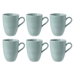 Seltmann - BEAT COLOR GLAZE Zestaw 6 kubków z uchwytem 350 ml