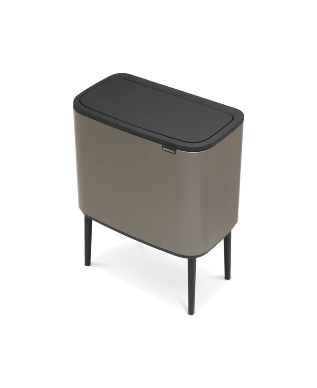 Brabantia - kosz na śmieci Bo Touch Bin 33L (3 x 11) platynowy