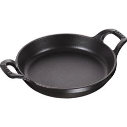 Staub - okrągłe mini naczynie do pieczenia i zapiekania 250 ml, czarny