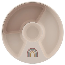 Mepal - Talerzyk dziecięcy dzielony Mio Sunshine & Rainbow