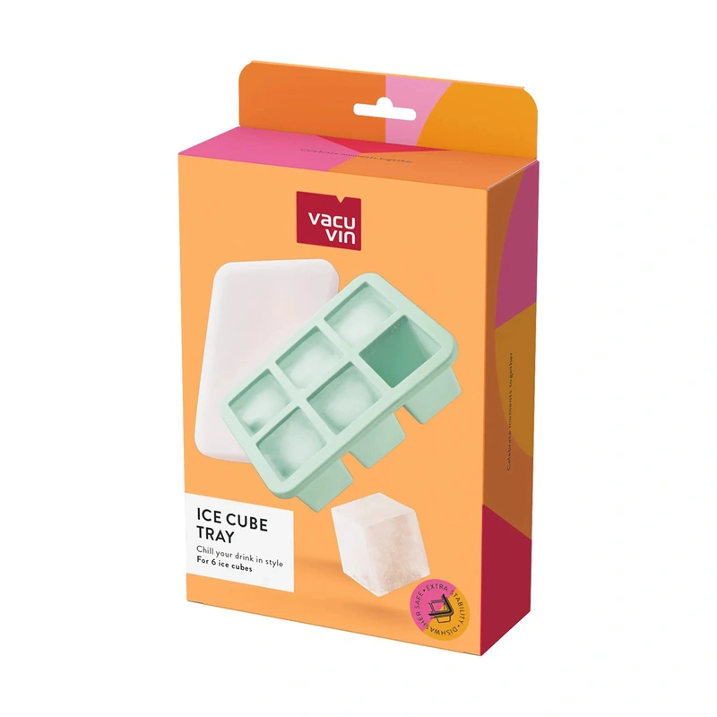 VacuVin - Forma do kostek lodu Ice Cube Maker Stainless Steel – 6 kostek, Jade