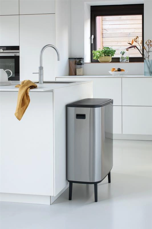 Brabantia - Kosz na śmieci Touch Bin BO 60l stal matowa