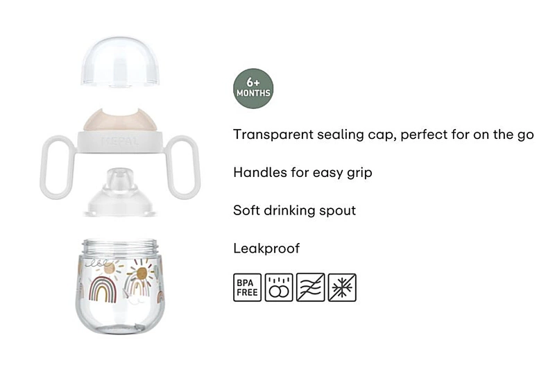 Mepal - Kubek dziecięcy niekapek Mio 200ml Little Farm