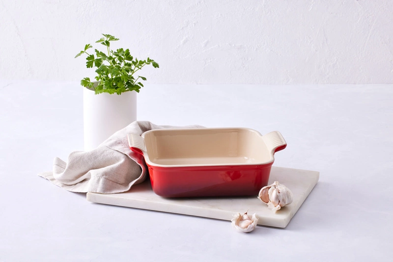 Le Creuset - Kwadratowa forma do pieczenia 23 x 23 cm - Wiśniowa