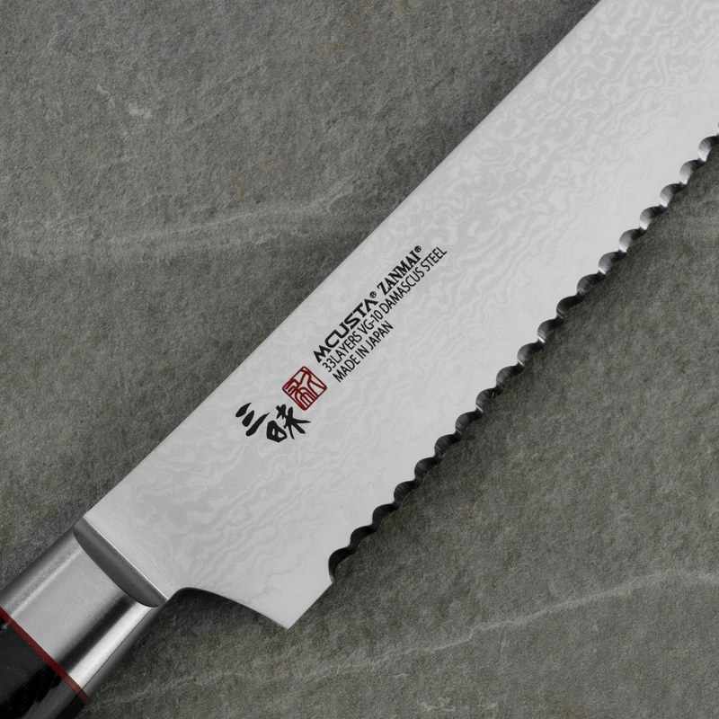 Mcusta Zanmai - VG-10 Pro Zebra Nóż do pieczywa 23cm