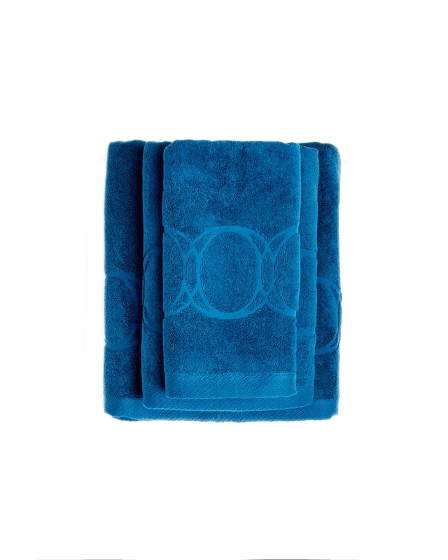 Officine Monogram - Ręcznik kąpielowy Monogram Opus 70x140cm morski