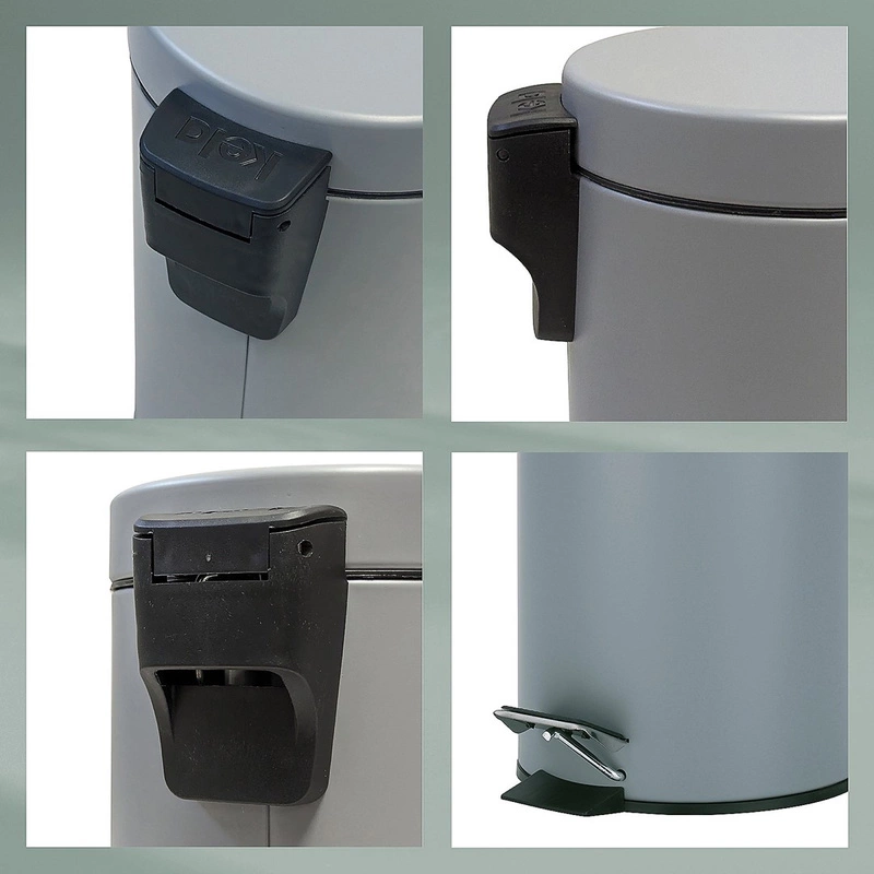 Kela - Kosz na śmieci 3 l stalowy Dusty