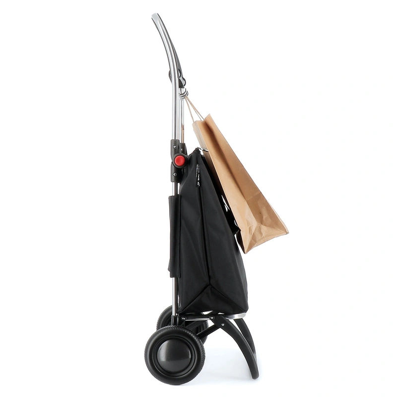Rolser - Wózek na zakupy Mini Bag Plus MF 2L czarny