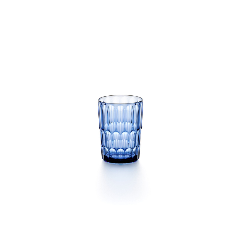 Guzzini - Wysoka szklanka wzór 2- niebieski denim