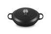 Le Creuset - garnek Gourmet Profesjonalny żeliwny 30 cm 3,5 l czarny