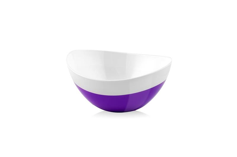 Vialli Design - Miska Livio Duo owalna fioletowa 15 cm