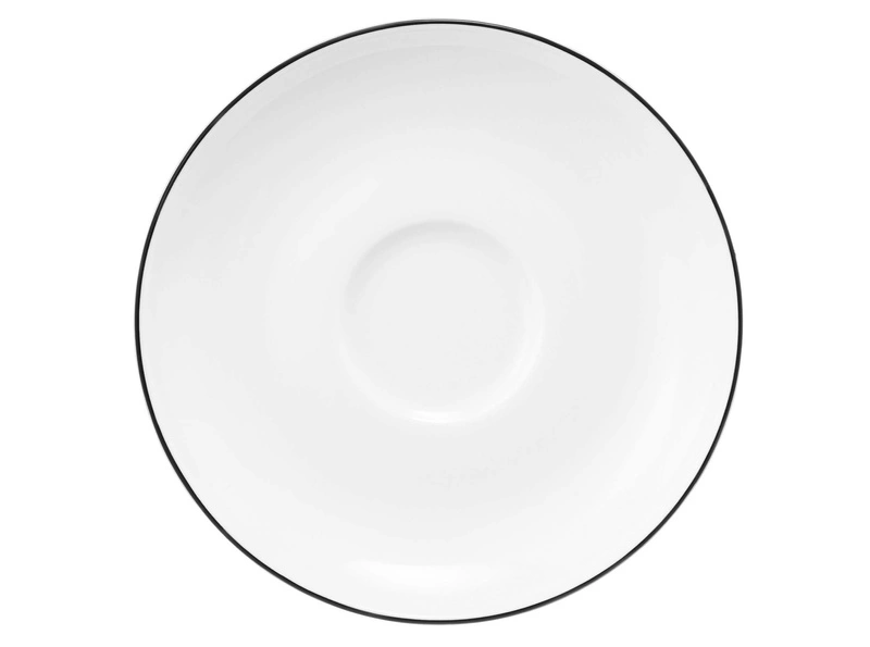 Seltmann - LIDO BLACK LINE Zestaw 6 spodków 12 cm