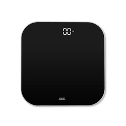 ADE - waga łazienkowa, do 180 kg, 26 x 26 cm, czarna