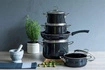 Riess - Zestaw garnków 5cz. Black Magic RIESS