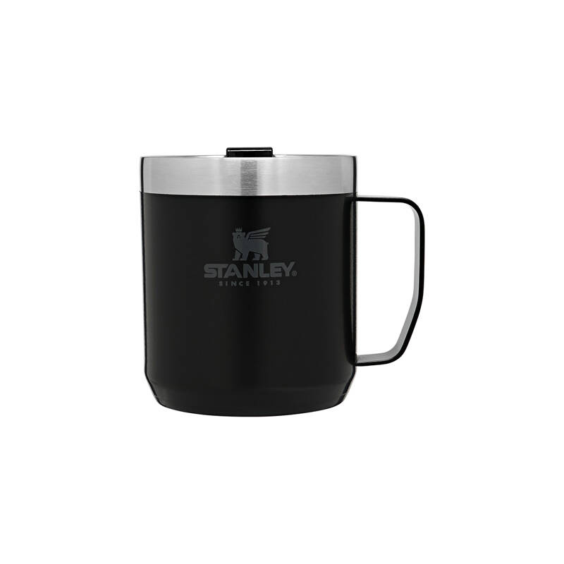 Stanley - Kubek kempingowy z pokrywką - czarny