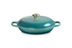 Le Creuset - garnek patelnia Gourmet Signature 28 cm 2,8 l bleu riviera