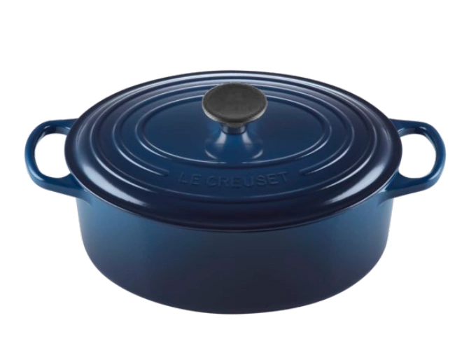 Le Creuset -  żeliwna emaliowana brytfanna 31 cm 6,3  l Indigo