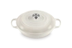 Le Creuset - garnek Gourmet Profesjonalny żeliwny 30 cm 3,5 l biały