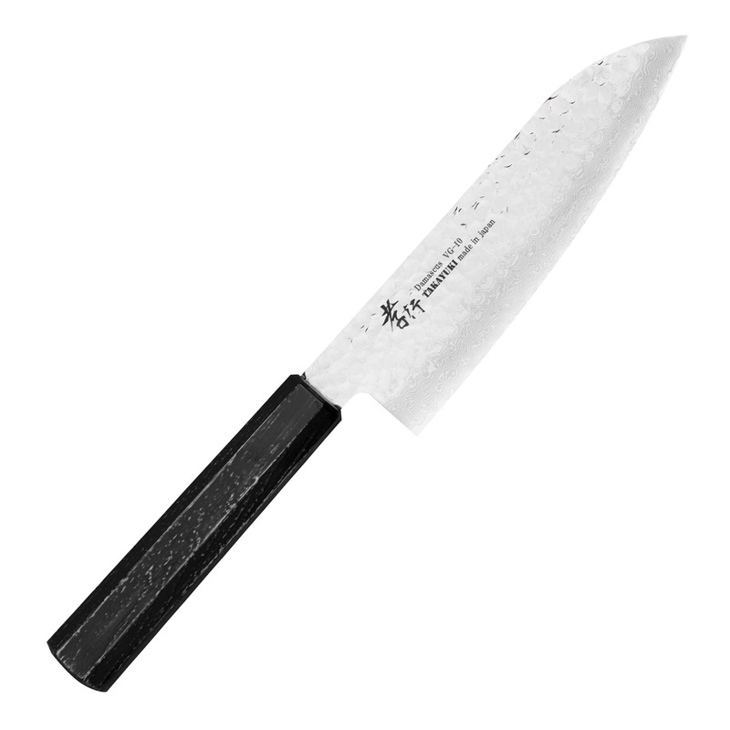Sakai Takayuki - Nanairo VG-10 Ebony Nóż Santoku 17 cm