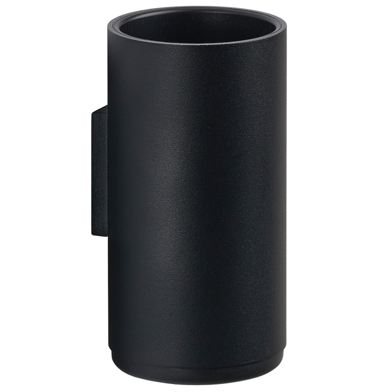 Zone Denmark - Kubek na szczoteczki ścienny Rim Black