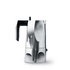 Alessi - kawiarka aluminiowa polerowana na 3 filiżanki OSSIDIANA