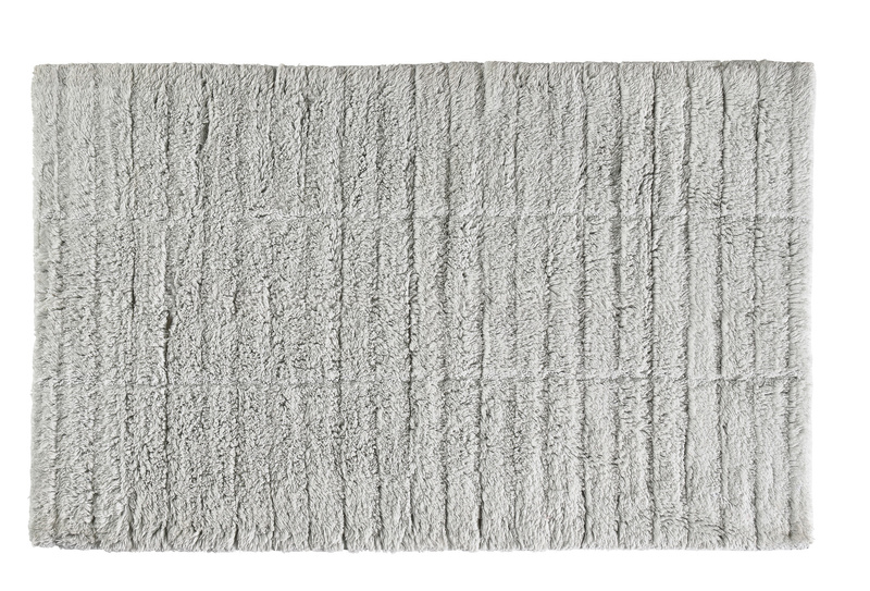 Zone Denmark - Dywanik łazienkowy 50 x 80 cm Tiles Soft Grey