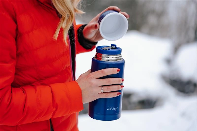 Vialli Design - Termos obiadowy 750ml FUORI granatowy