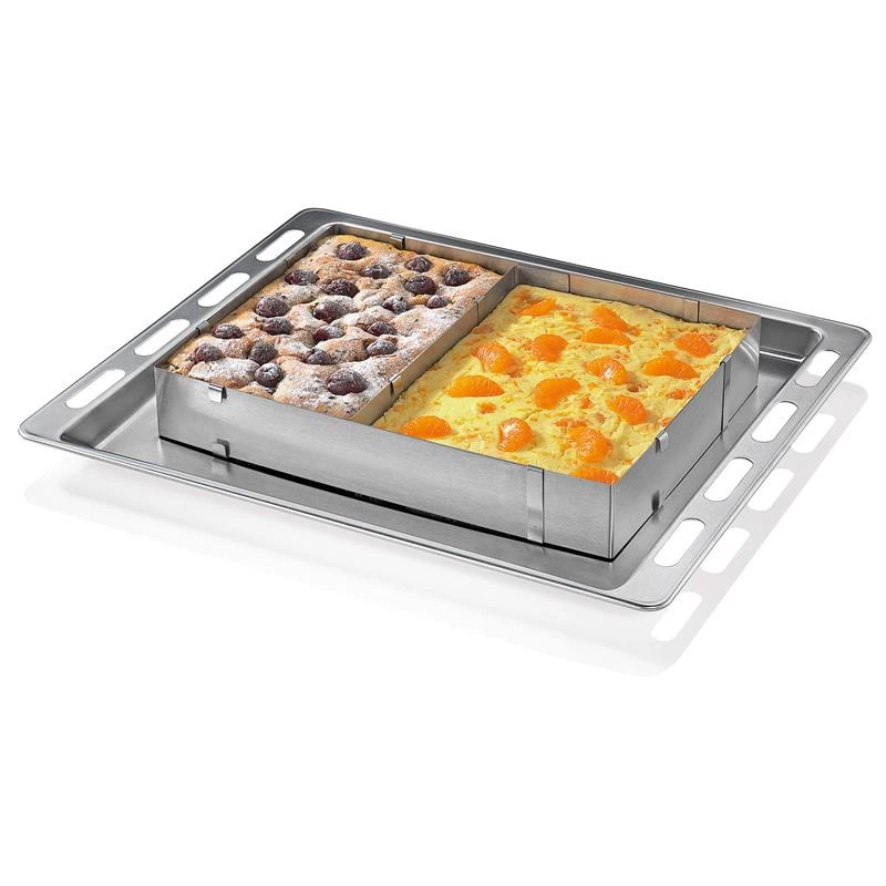Kuchenprofi - regulowana forma do pieczenia, 18,5x27,5 / 34x52,5 cm Pâtissier