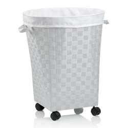 Kela - kosz na pranie, śred. 44 x 55 cm, biały Porto