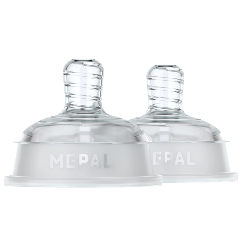 Mepal - Smoczek do karmienia niemowląt z powolnym przepływem 2 szt. Mio