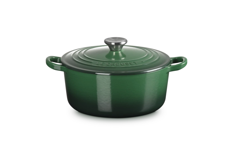 Le Creuset - brytfanna żeliwna emaliowana Signature okrągła 26 cm 5,3 l Juniper