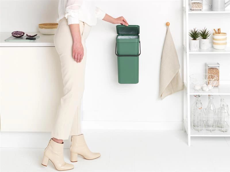 Brabantia - kosz na śmieci Sort'n'Go 16 L zielony