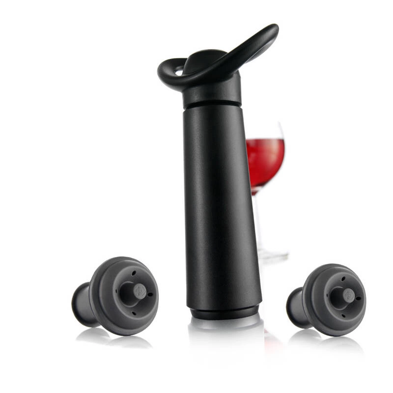 VACU VIN - Pompka do wina Concerto z 2 korkamiczarny