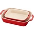 Staub - dwie formy do zapiekania czerwony Cooking