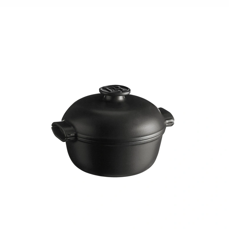 Emile Henry - Garnek ceramiczny "Delight" na indukcję 4L - czarny DP