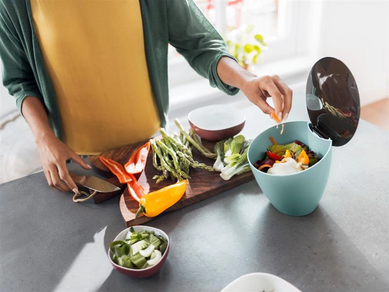 Mepal - Doniczka na zioła podwójna Hydro Herb Nordic Green