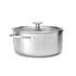 KitchenAid - Garnek z pokrywką 3-warstwowy stalowy 4,9L