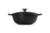 Le Creuset - La Marmite garnek żeliwny rodzinny czarny mat 28 cm