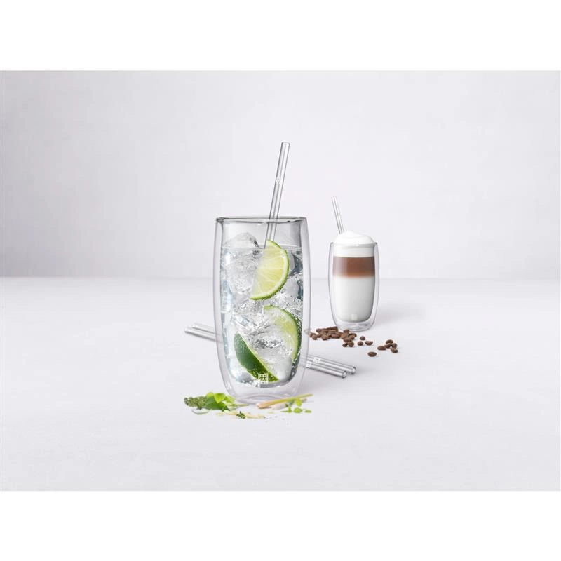 Zwilling - zestaw 4 słomek prostych kolorowe Sorrento